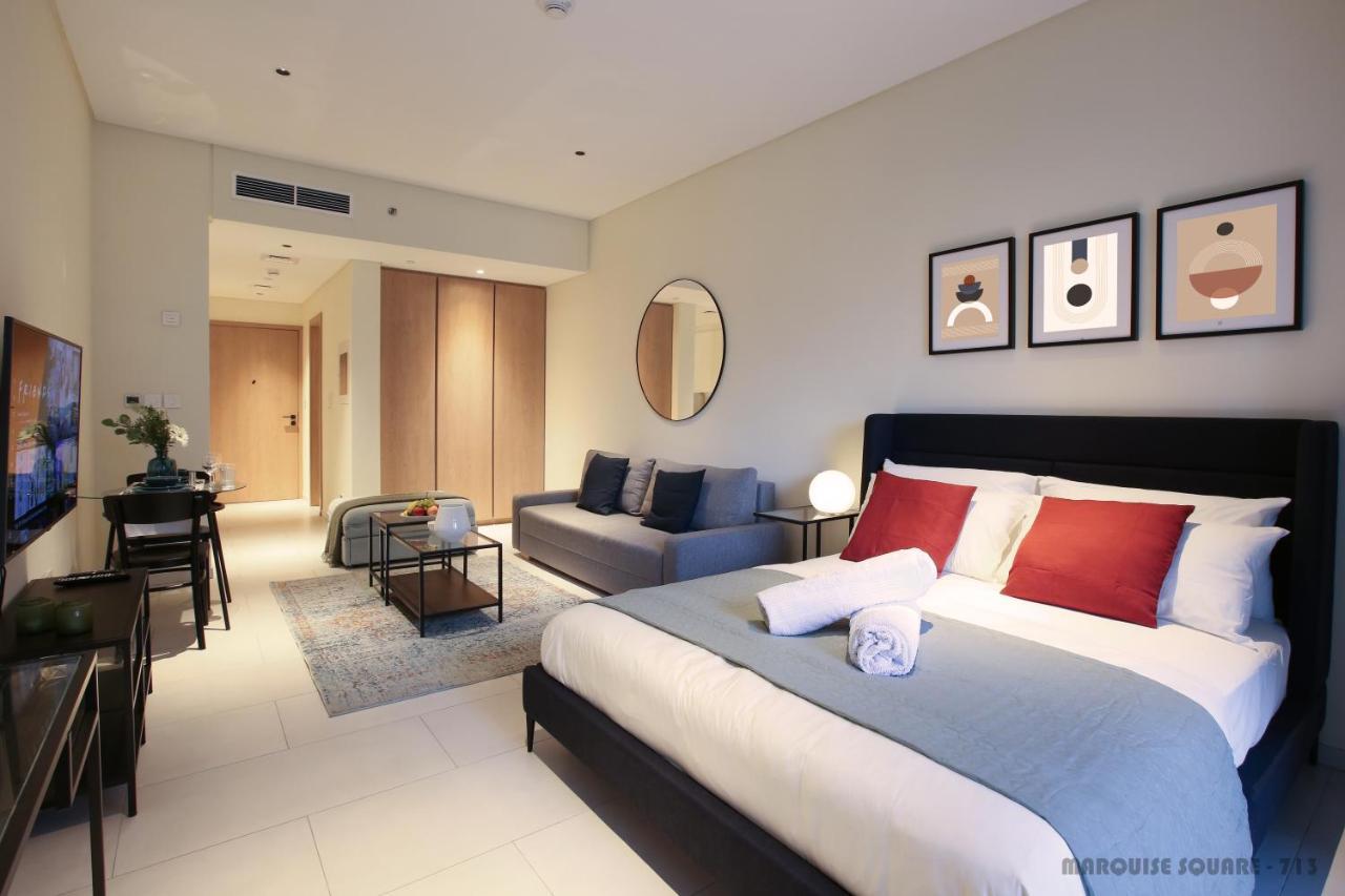 Luxury Studios With Burj Khalifa Or Canal View In Downtown - Marquise Square Tower Dubaj Zewnętrze zdjęcie