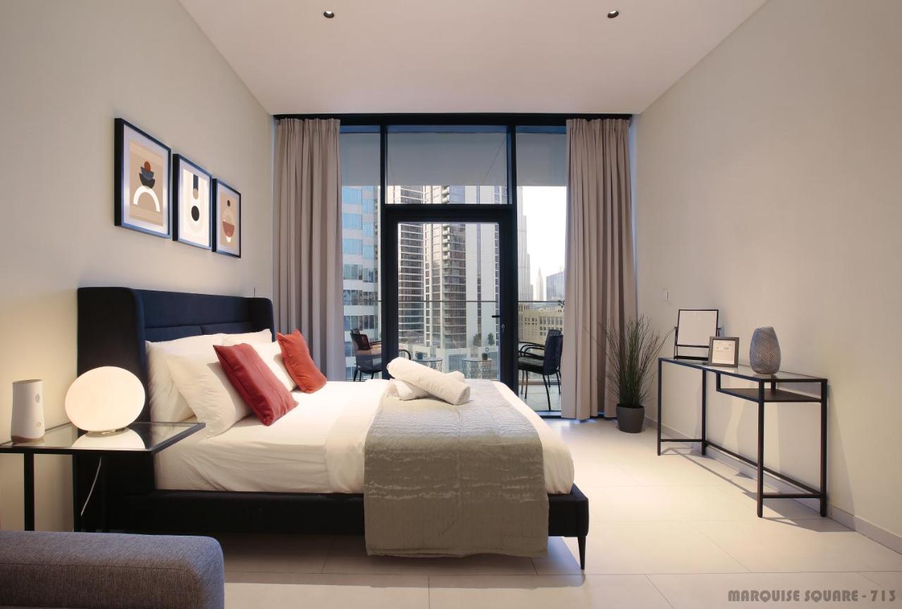 Luxury Studios With Burj Khalifa Or Canal View In Downtown - Marquise Square Tower Dubaj Zewnętrze zdjęcie