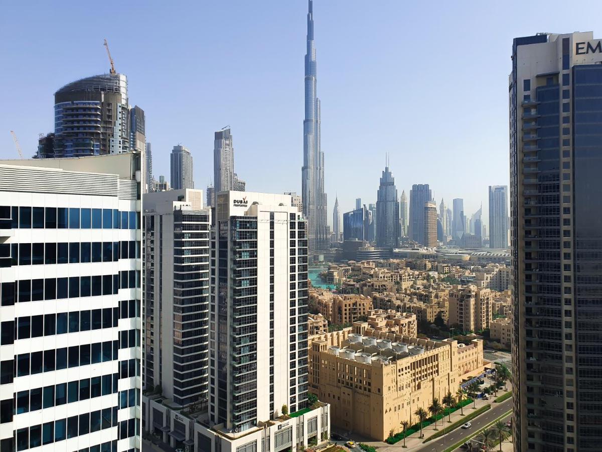 Luxury Studios With Burj Khalifa Or Canal View In Downtown - Marquise Square Tower Dubaj Zewnętrze zdjęcie