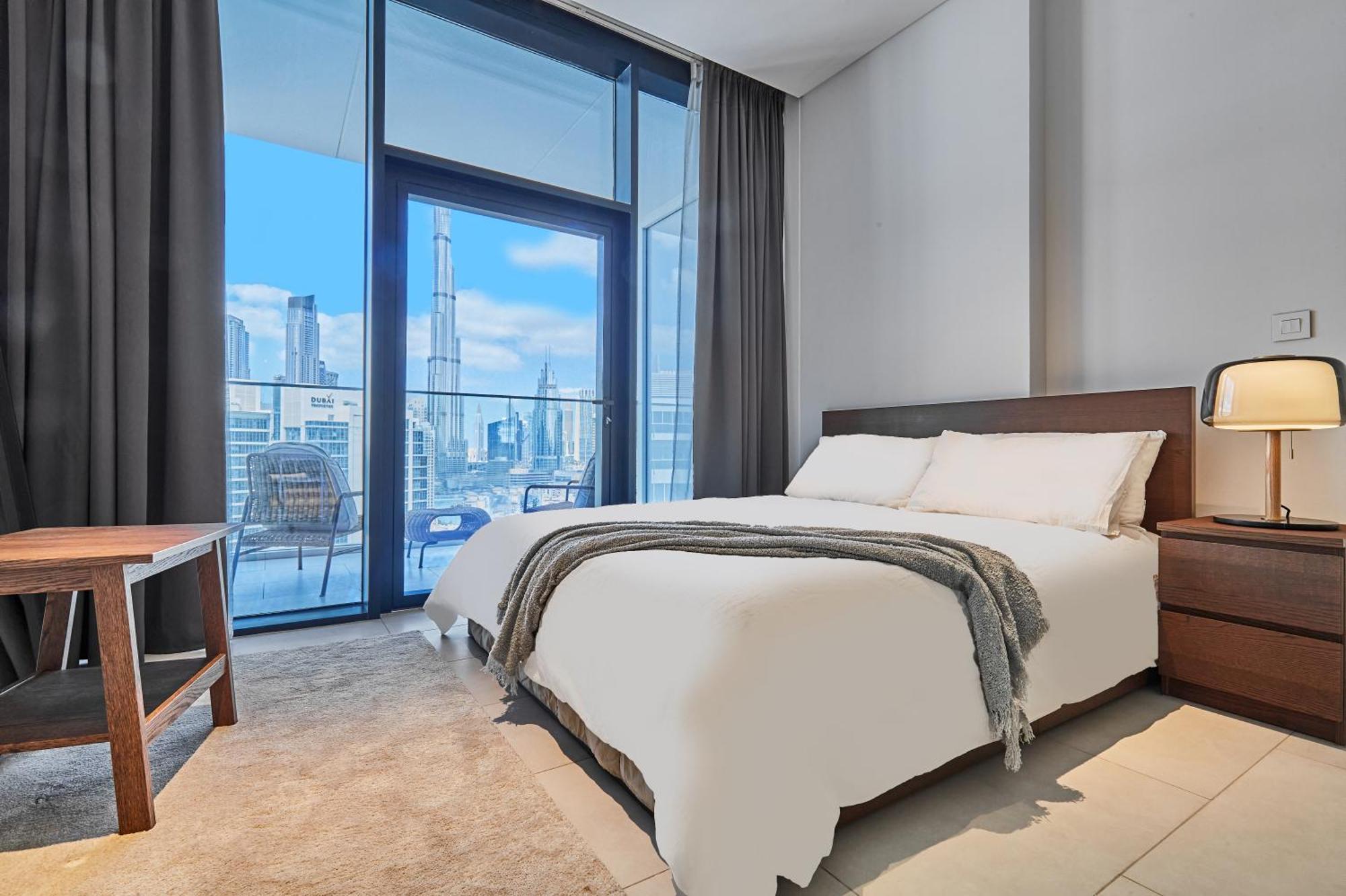 Luxury Studios With Burj Khalifa Or Canal View In Downtown - Marquise Square Tower Dubaj Zewnętrze zdjęcie