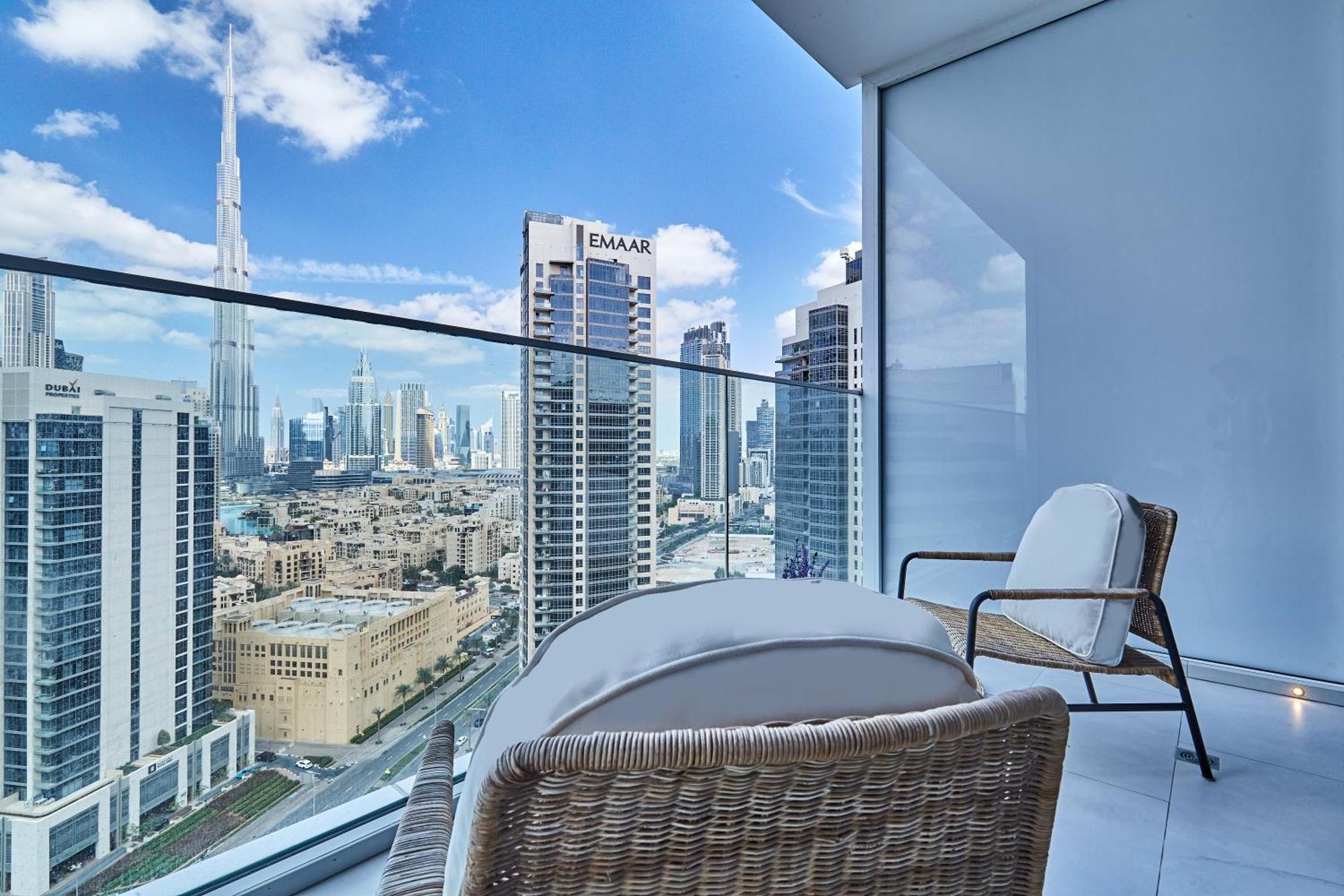 Luxury Studios With Burj Khalifa Or Canal View In Downtown - Marquise Square Tower Dubaj Zewnętrze zdjęcie