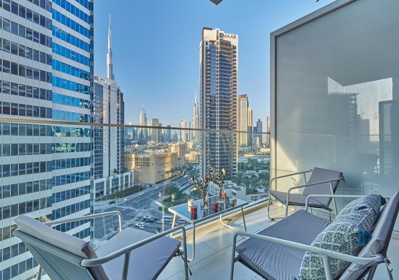 Luxury Studios With Burj Khalifa Or Canal View In Downtown - Marquise Square Tower Dubaj Zewnętrze zdjęcie