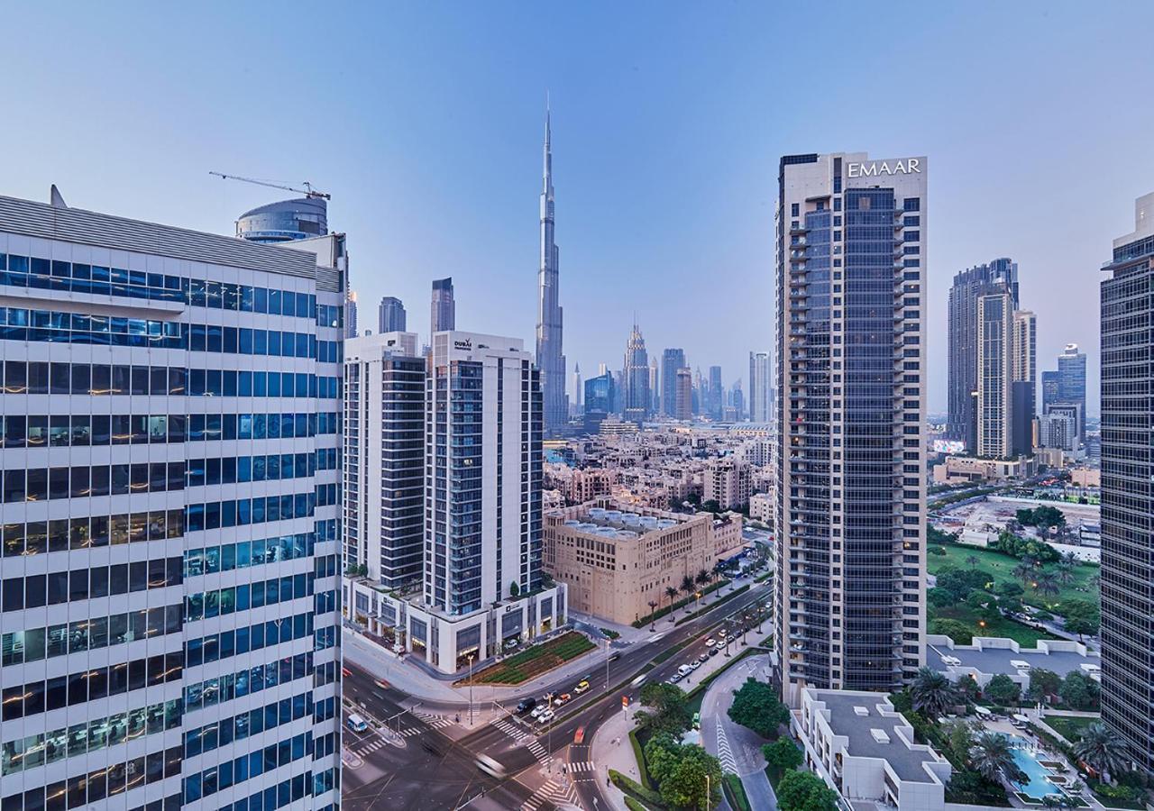 Luxury Studios With Burj Khalifa Or Canal View In Downtown - Marquise Square Tower Dubaj Zewnętrze zdjęcie