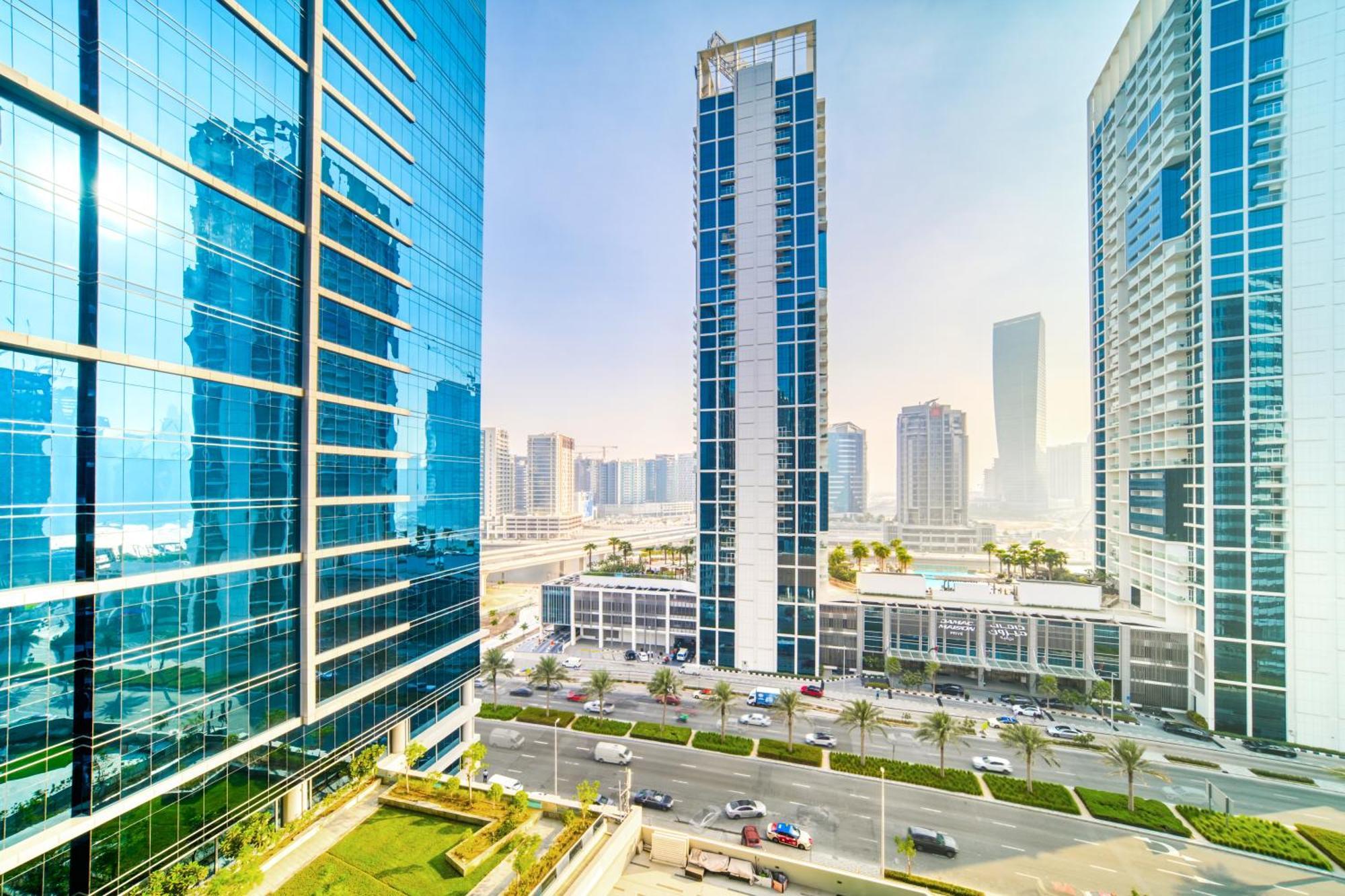 Luxury Studios With Burj Khalifa Or Canal View In Downtown - Marquise Square Tower Dubaj Zewnętrze zdjęcie