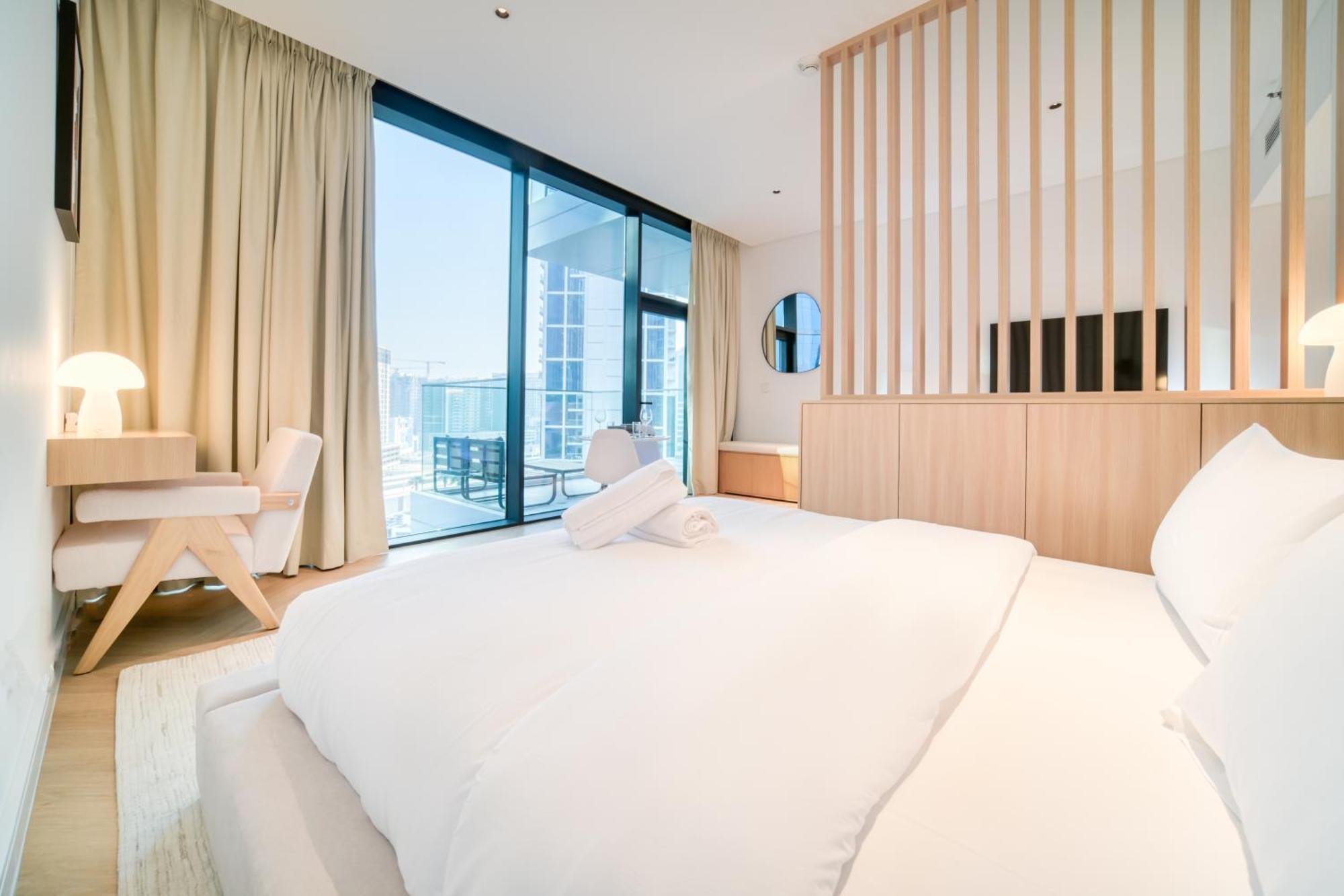 Luxury Studios With Burj Khalifa Or Canal View In Downtown - Marquise Square Tower Dubaj Zewnętrze zdjęcie