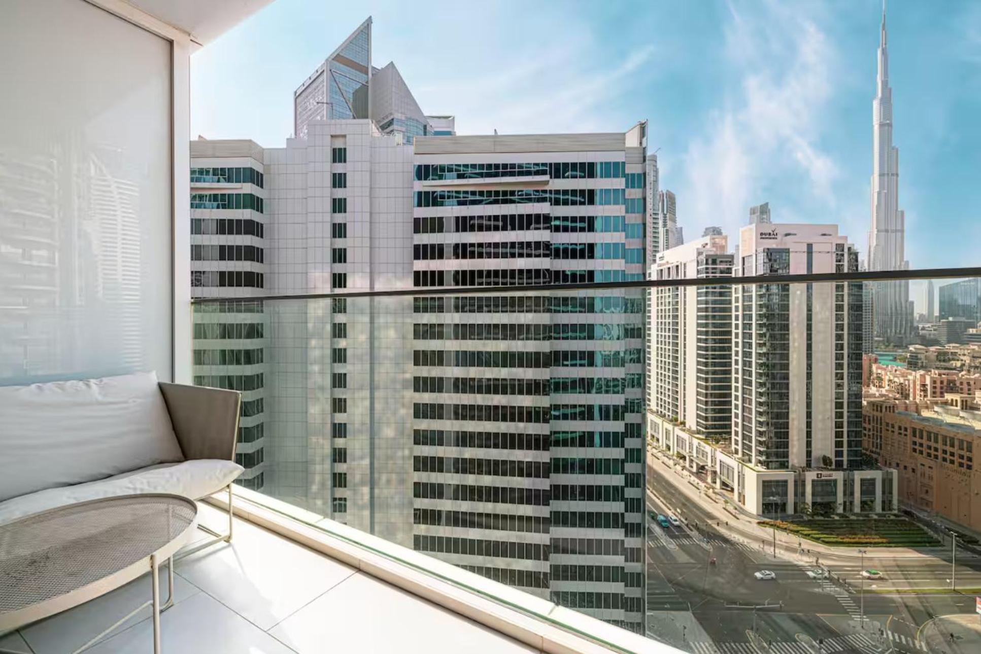 Luxury Studios With Burj Khalifa Or Canal View In Downtown - Marquise Square Tower Dubaj Pokój zdjęcie